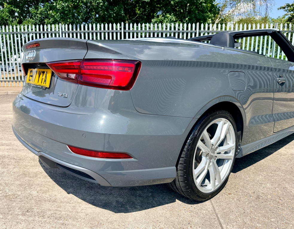 Audi Cabriolet 2.0 Tfsi S Line S Tronic Euro 6 Ss White #15
