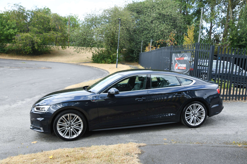 Audi A5 Sportback Tdi S Line Quattro 4Wd Blue #4