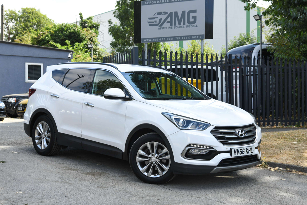 Hyundai Santa Fe Premium Blue Drive Crdi 4Wd White