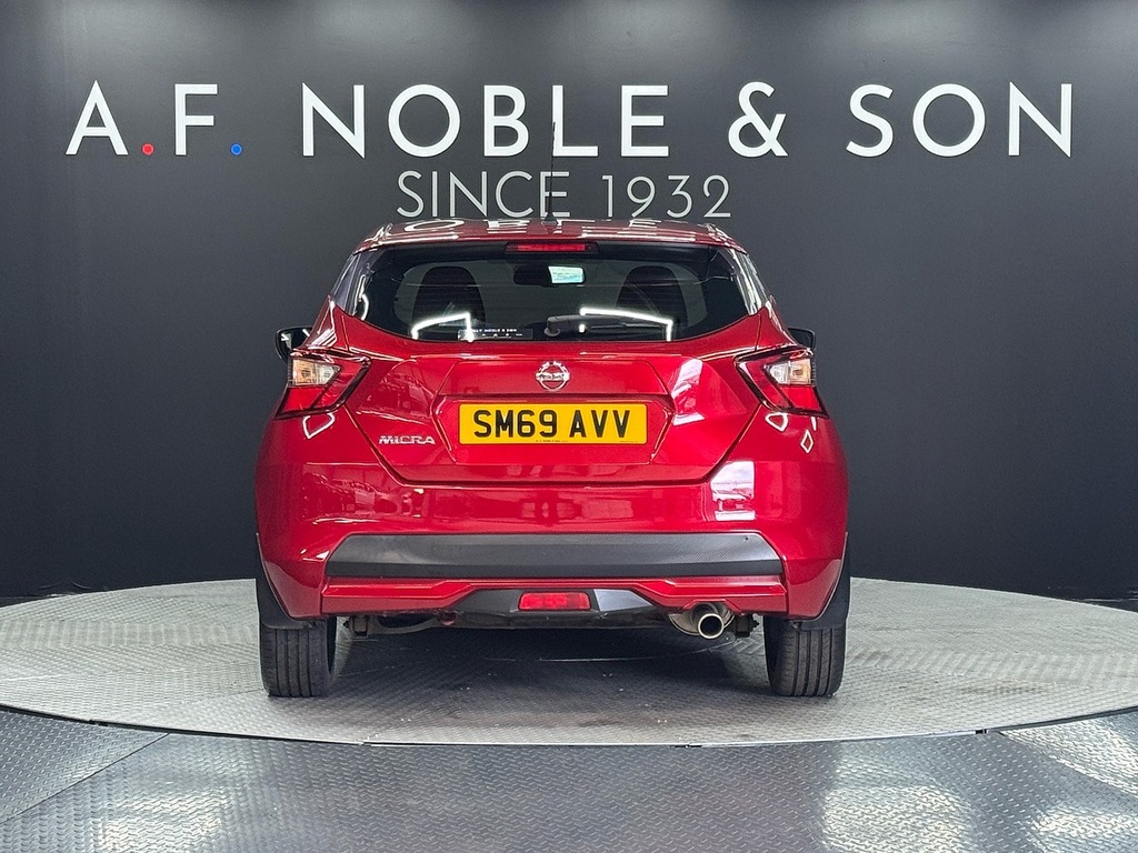Nissan Micra Dig-t Acenta U1007 Ulez Red #4