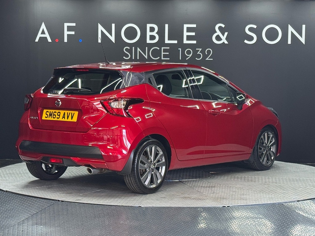 Nissan Micra Dig-t Acenta U1007 Ulez Red #3