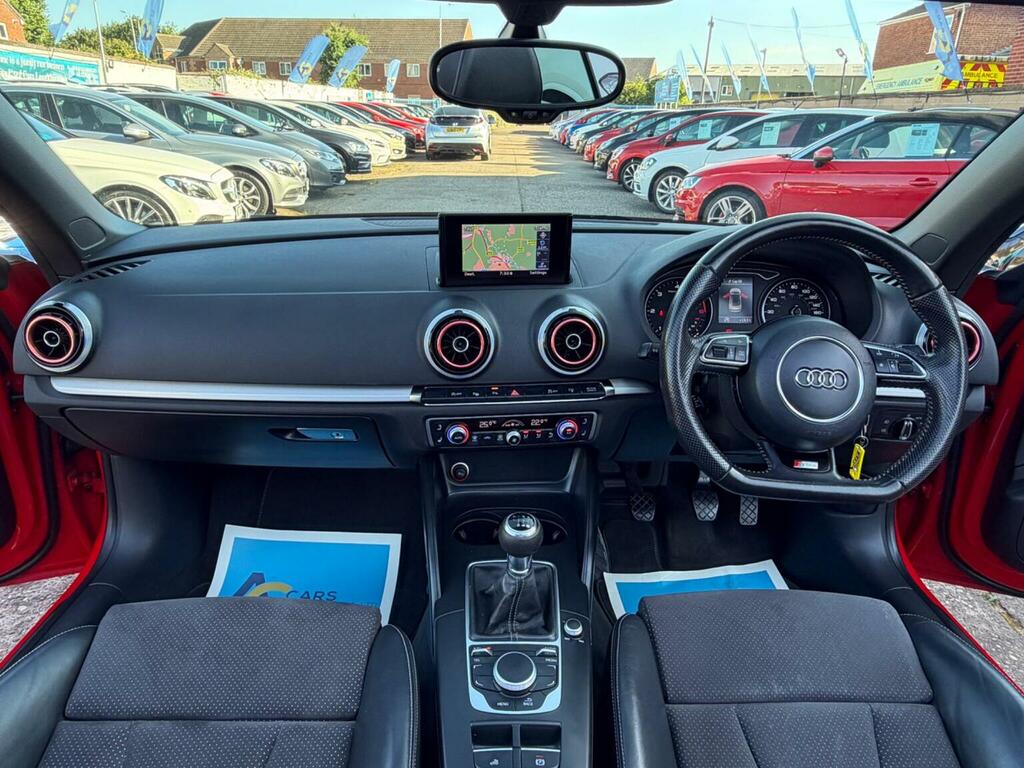 Audi A3 Cabriolet 2.0 Tdi S Line Euro 6 Ss Red #2