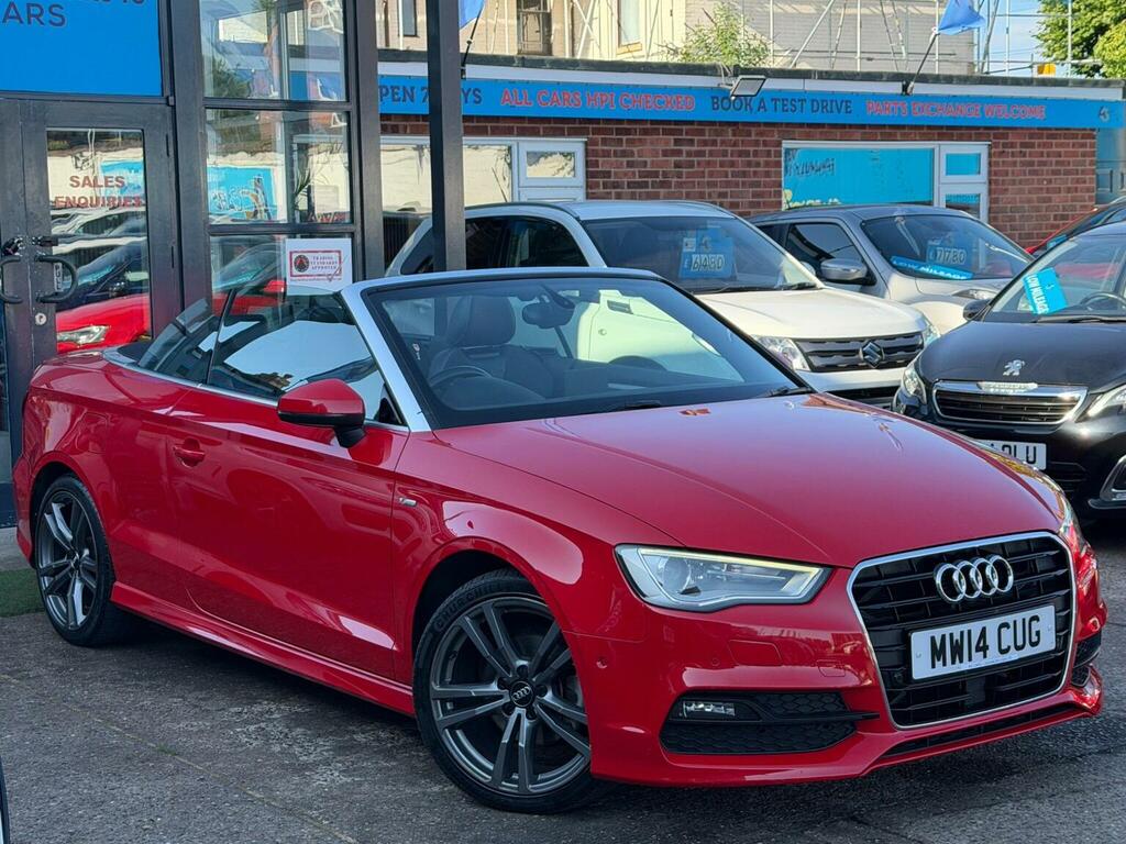 Audi A3 Cabriolet 2.0 Tdi S Line Euro 6 Ss Red