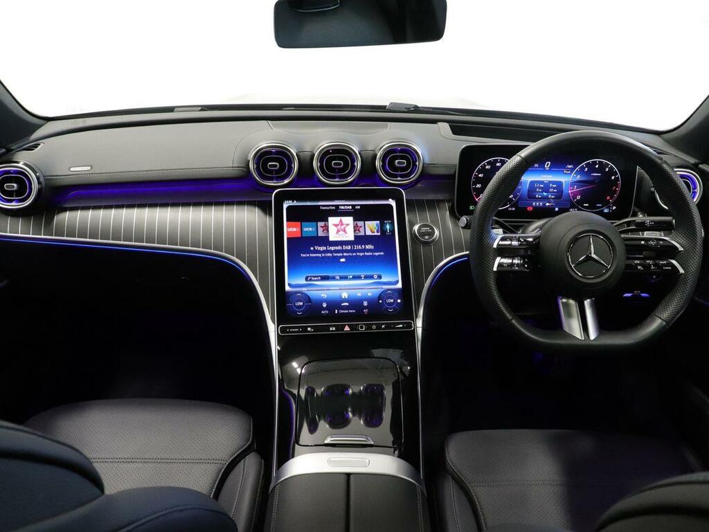 Mercedes-Benz C Class C 300 Amg Line Prem Mhe Black #34