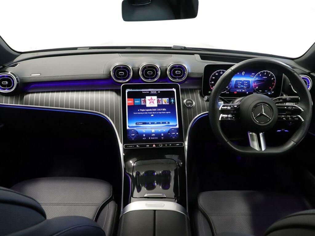 Mercedes-Benz C Class C 300 Amg Line Prem Mhe Black #77