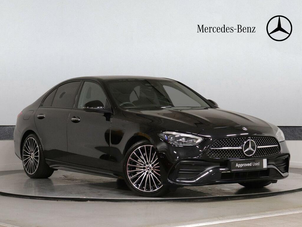 Mercedes-Benz C Class C 300 Amg Line Prem Mhe Black #1