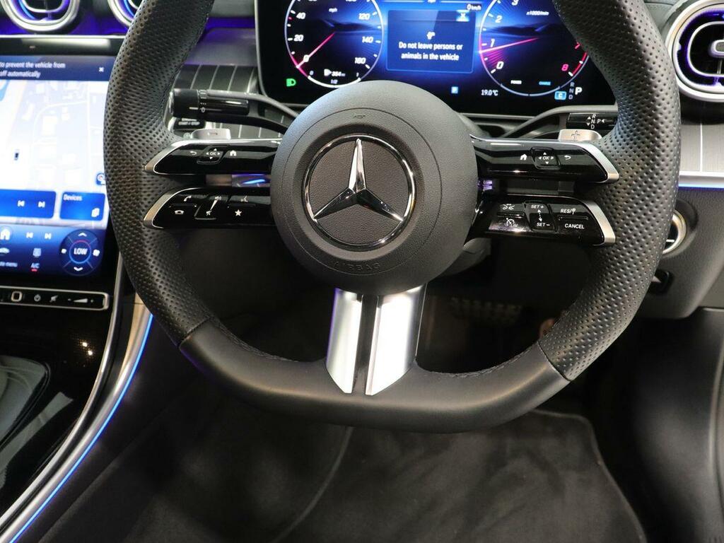 Mercedes-Benz C Class C 300 Amg Line Prem Mhe Black #39