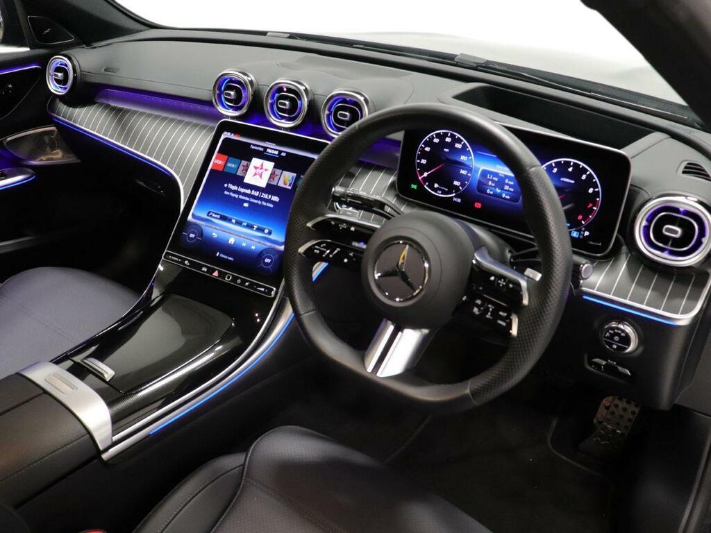 Mercedes-Benz C Class C 300 Amg Line Prem Mhe Black #14