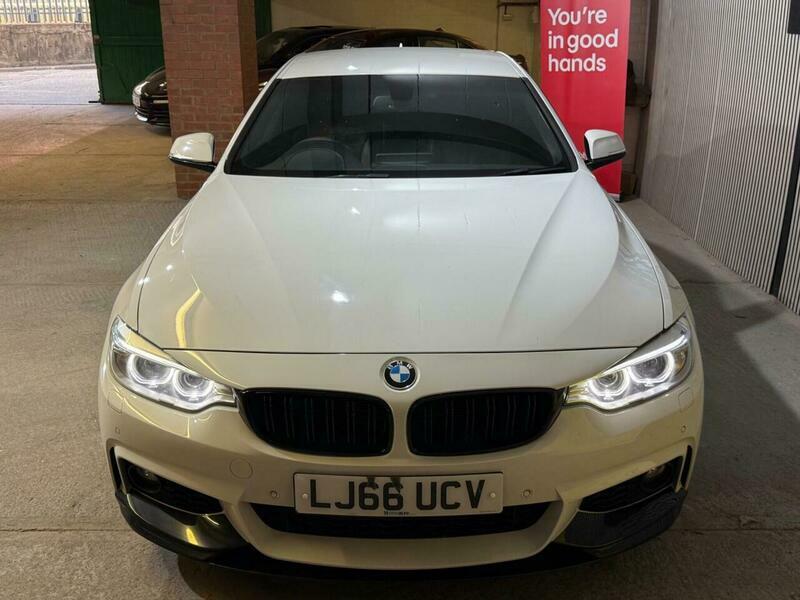 BMW 4 Series 2.0 420D M Sport White #2