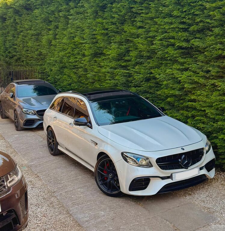 Mercedes-Benz E Class 4.0 E63 V8 Biturbo Amg S Premium Estate Petr White