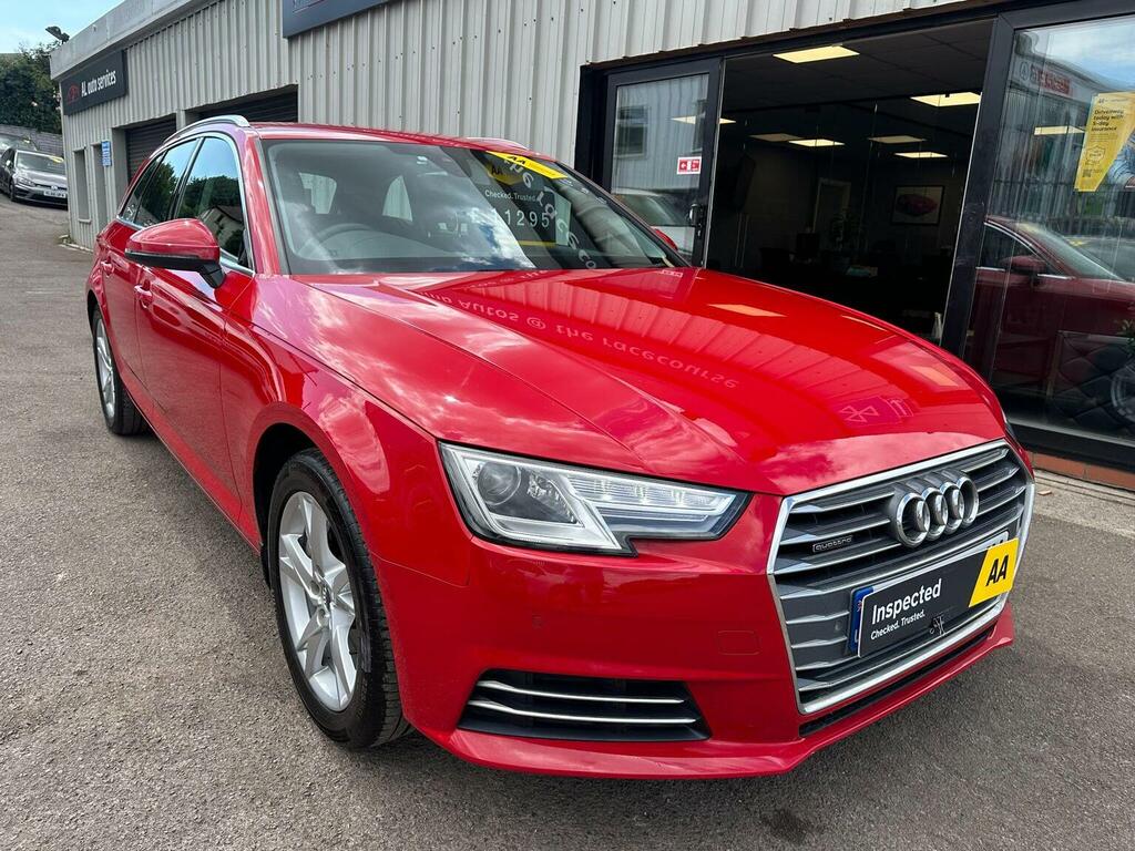 Audi A4 Avant Estate 2.0 Tdi Sport S Tronic Quattro Euro 6 Ss Red