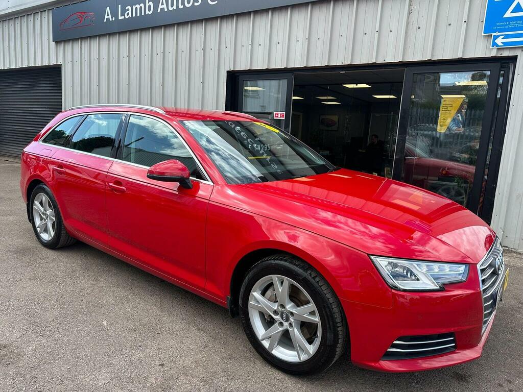 Audi A4 Avant Estate 2.0 Tdi Sport S Tronic Quattro Euro 6 Ss Red #2