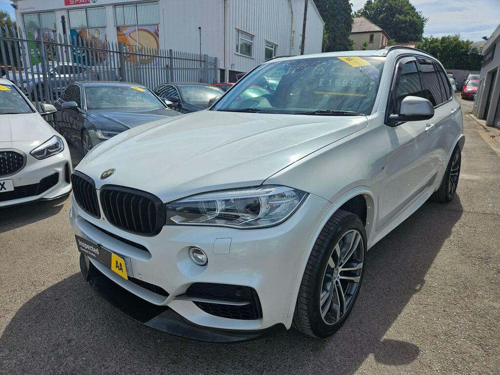 BMW X5 3.0 M50d Xdrive Euro 6 Ss White #3