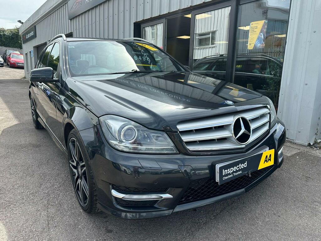 Mercedes-Benz C Class Estate 2.1 C200 Cdi Blueefficiency Amg Sport Plus Black