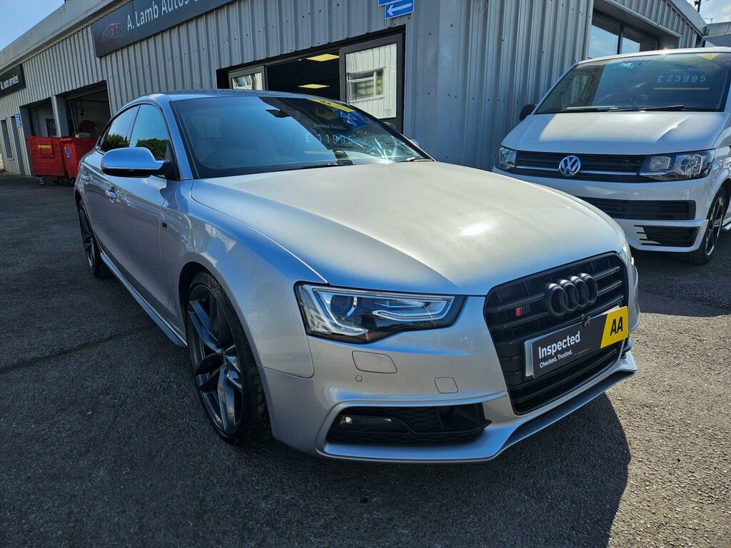 Audi S5 Hatchback 3.0 Tfsi V6 Black Edition Sportback S Tr Silver