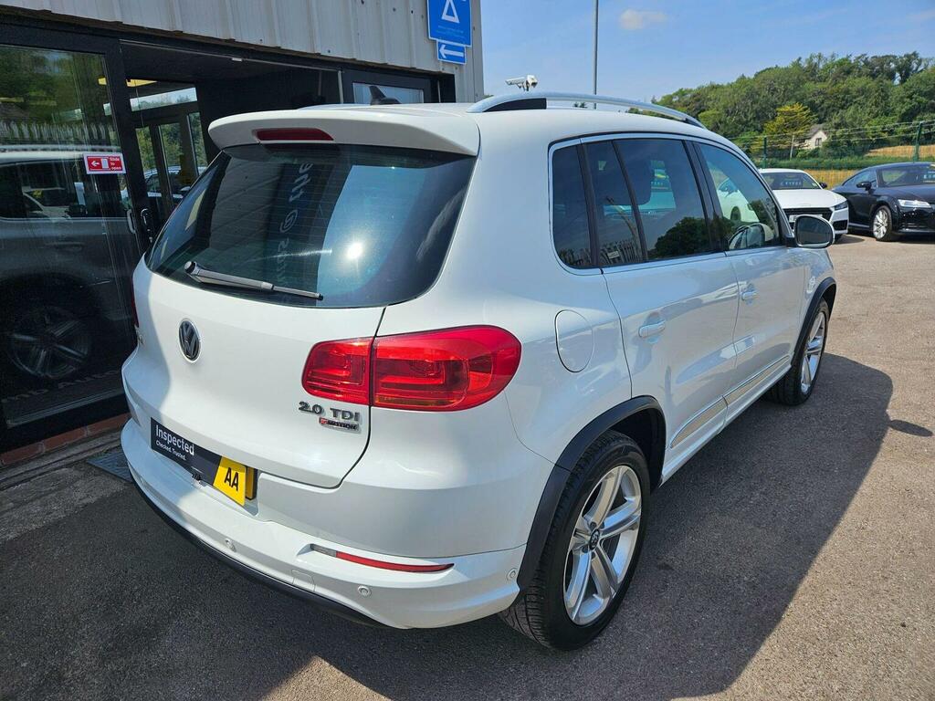 Volkswagen Tiguan 2.0 Tdi Bluemotion Tech R-line 4Wd Euro 6 Ss White #5