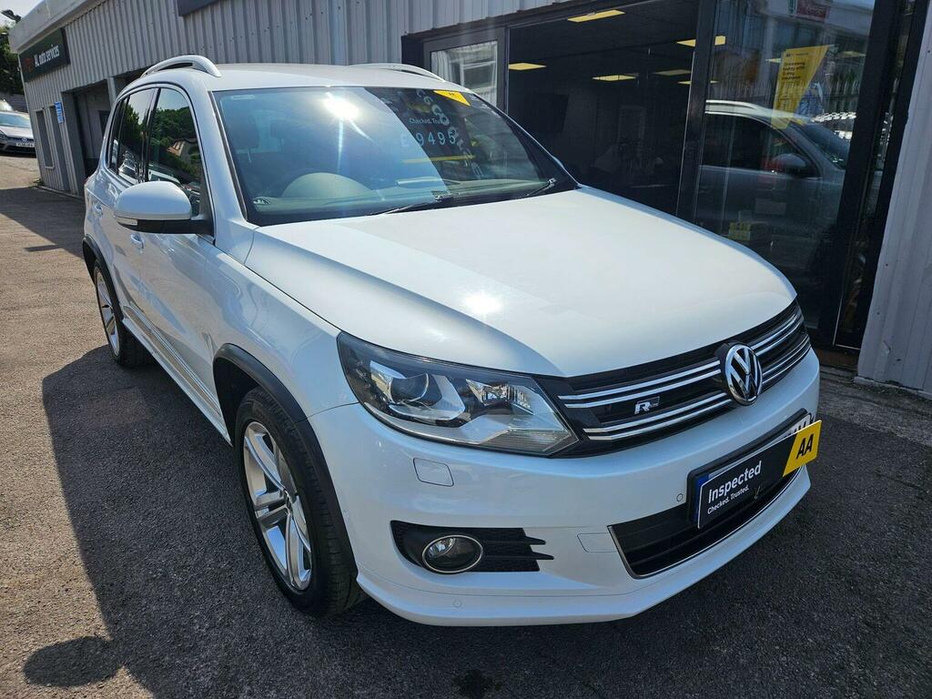 Volkswagen Tiguan 2.0 Tdi Bluemotion Tech R-line 4Wd Euro 6 Ss White
