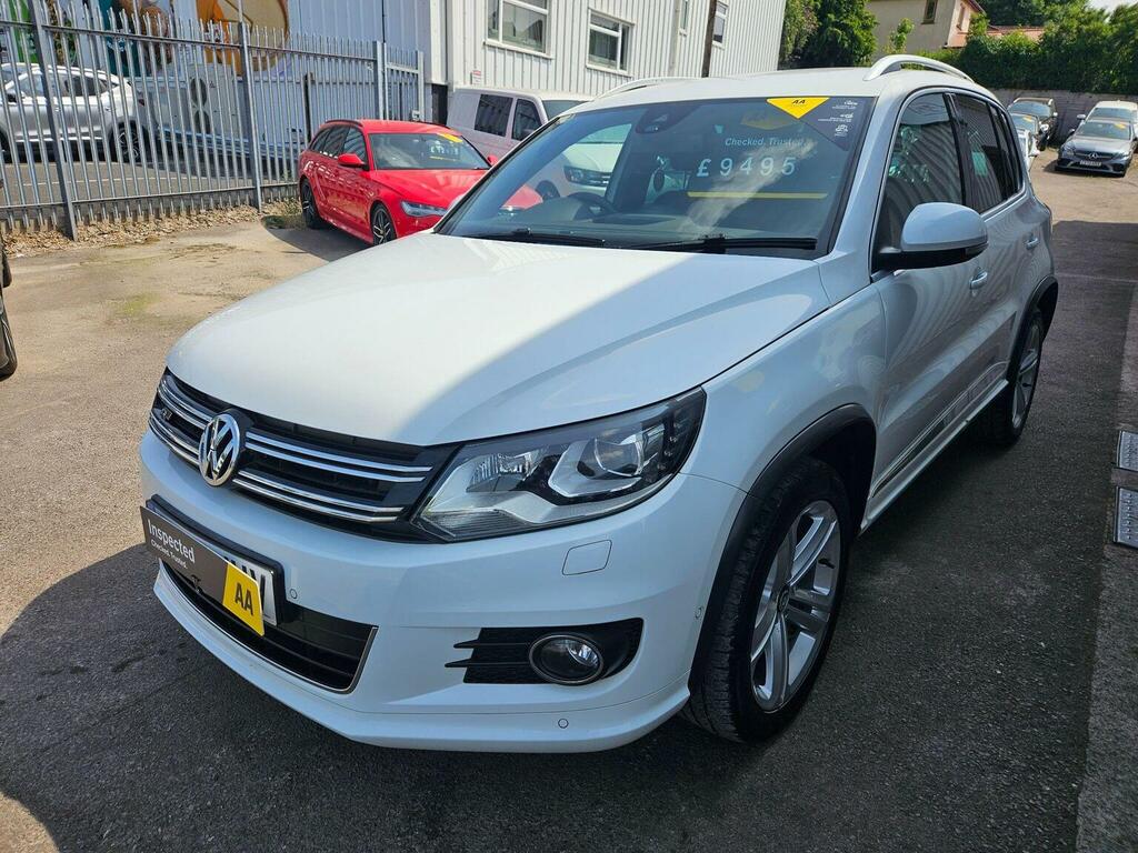 Volkswagen Tiguan 2.0 Tdi Bluemotion Tech R-line 4Wd Euro 6 Ss White #3