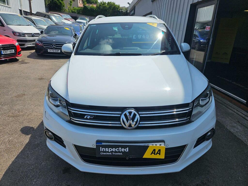 Volkswagen Tiguan 2.0 Tdi Bluemotion Tech R-line 4Wd Euro 6 Ss White #2