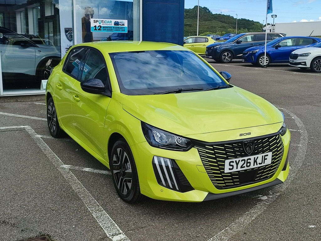 Peugeot 208 1.2 Hybrid 110 Allure E-dsc6 Yellow