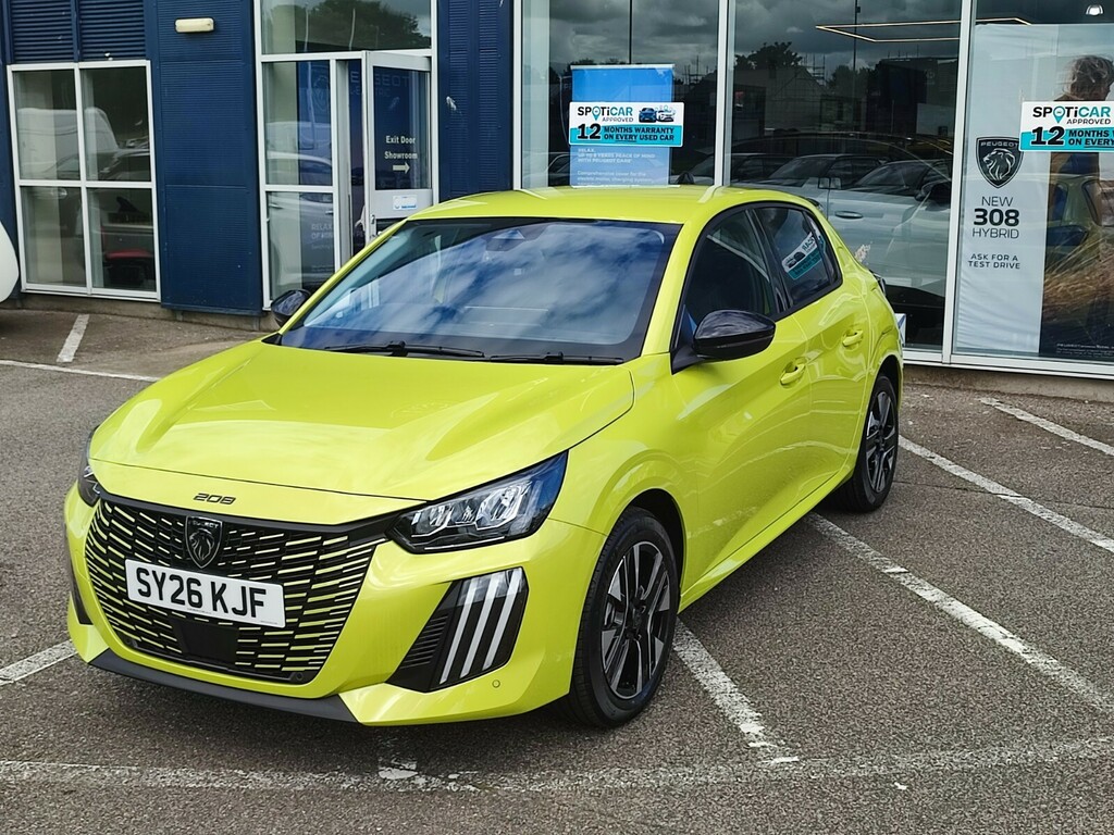 Peugeot 208 1.2 Hybrid 110 Allure E-dsc6 Yellow #3