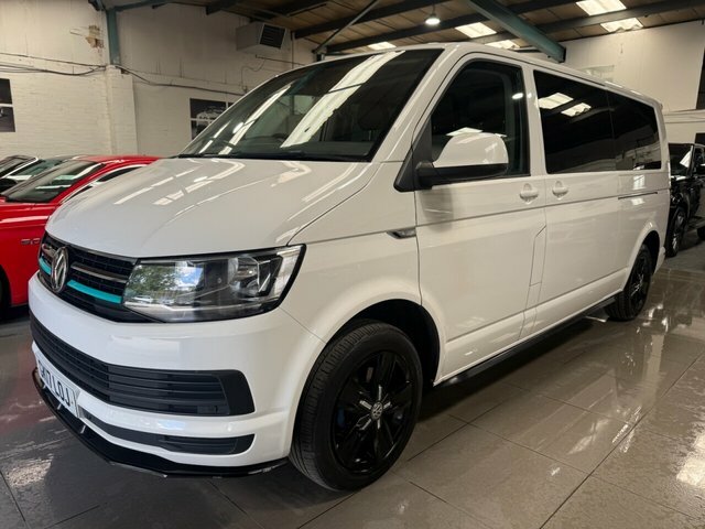 Volkswagen Transporter Shuttle 2017 2.0 Tdi Bluemotion Tech Se Minibus Double Cab White #2