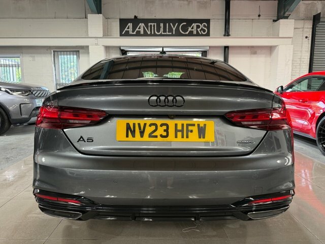 Audi A5 2023 2.0 Tdi 40 Black Edition Sportback Black #4