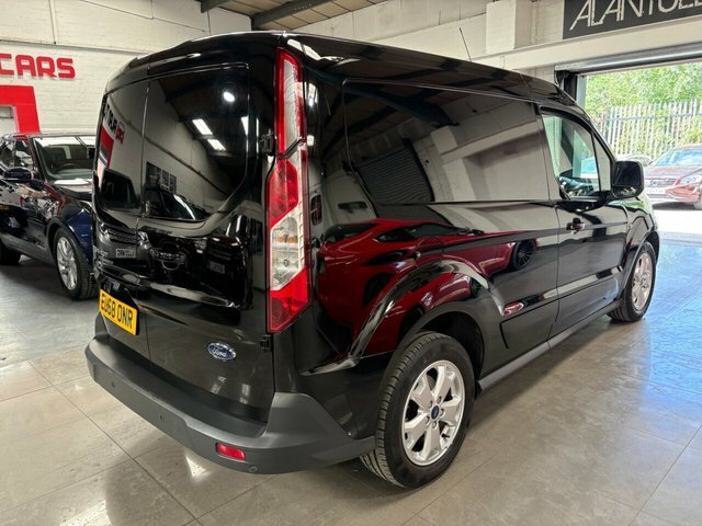 Ford Transit Connect 2018 1.5 Tdci 200 Limited Panel Van Man EU68ONR Black #6