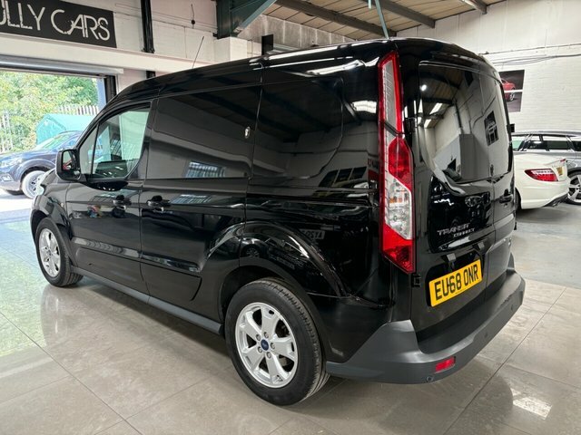 Ford Transit Connect 2018 1.5 Tdci 200 Limited Panel Van Man EU68ONR Black #5