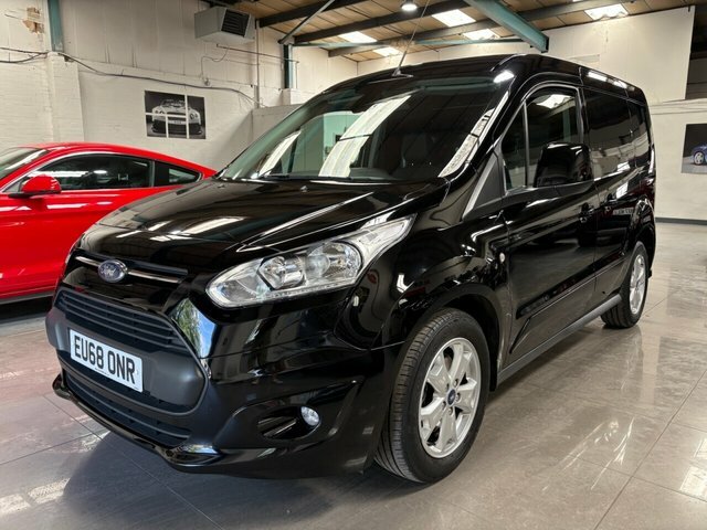 Ford Transit Connect 2018 1.5 Tdci 200 Limited Panel Van Man EU68ONR Black #2