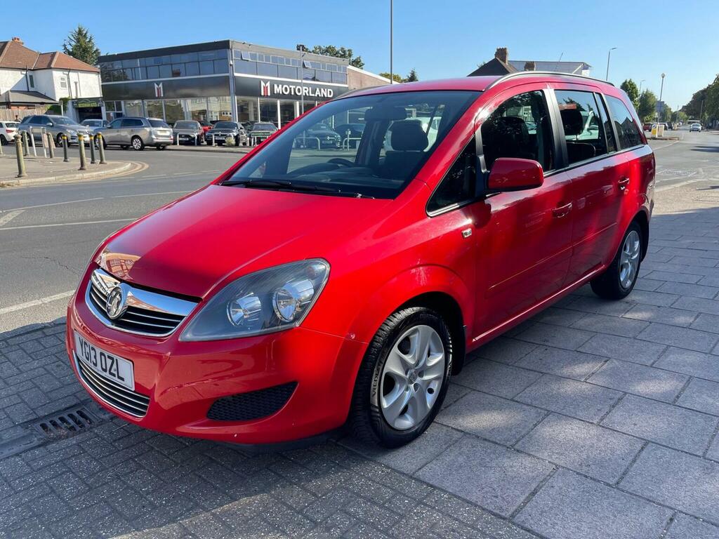 Vauxhall Zafira Mpv 1.6 16V Exclusiv Euro 5 201313 Red #4