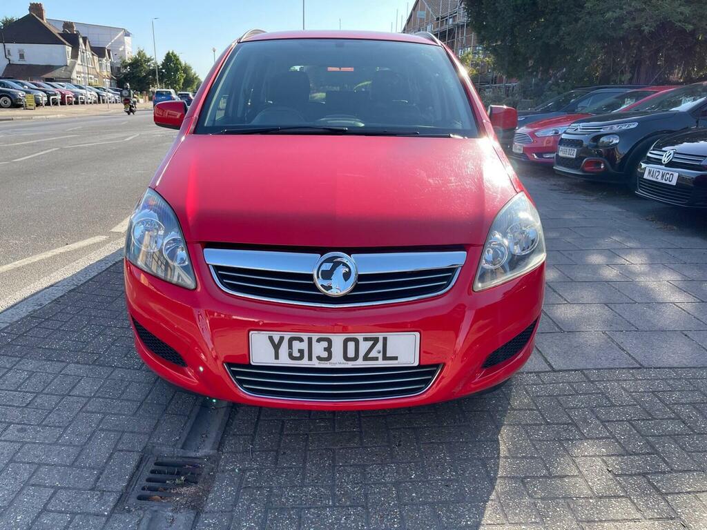 Vauxhall Zafira Mpv 1.6 16V Exclusiv Euro 5 201313 Red #6