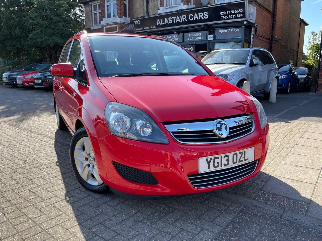 Vauxhall Zafira Mpv 1.6 16V Exclusiv Euro 5 201313 Red
