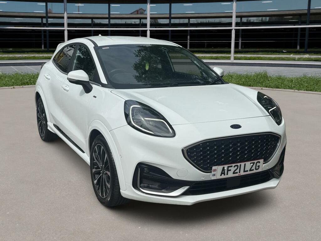 Ford Puma 1.0T Ecoboost Mhev St-line Vignale Dct Euro 6 Ss AF21LZG White