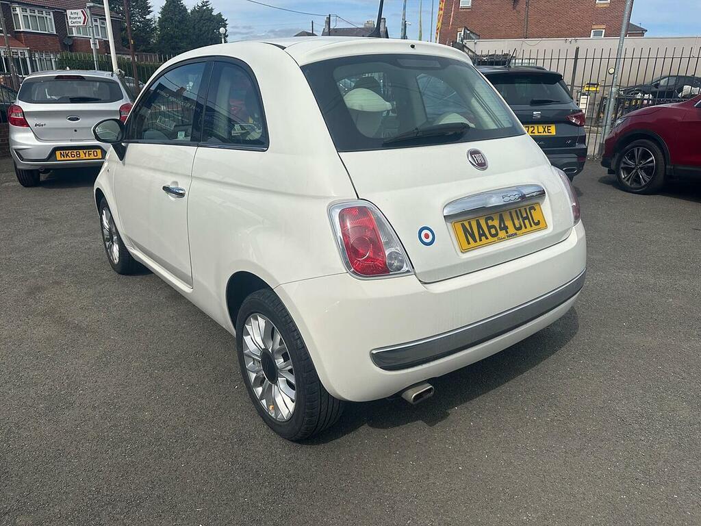 Fiat 500 1.2 Lounge Hatchback Euro 6 Ss White #6