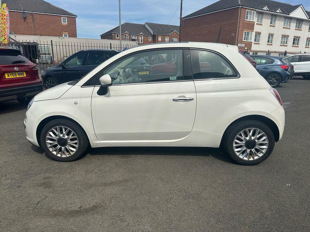 Fiat 500 1.2 Lounge Hatchback Euro 6 Ss White #5