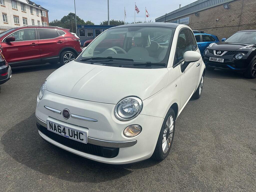 Fiat 500 1.2 Lounge Hatchback Euro 6 Ss White #4