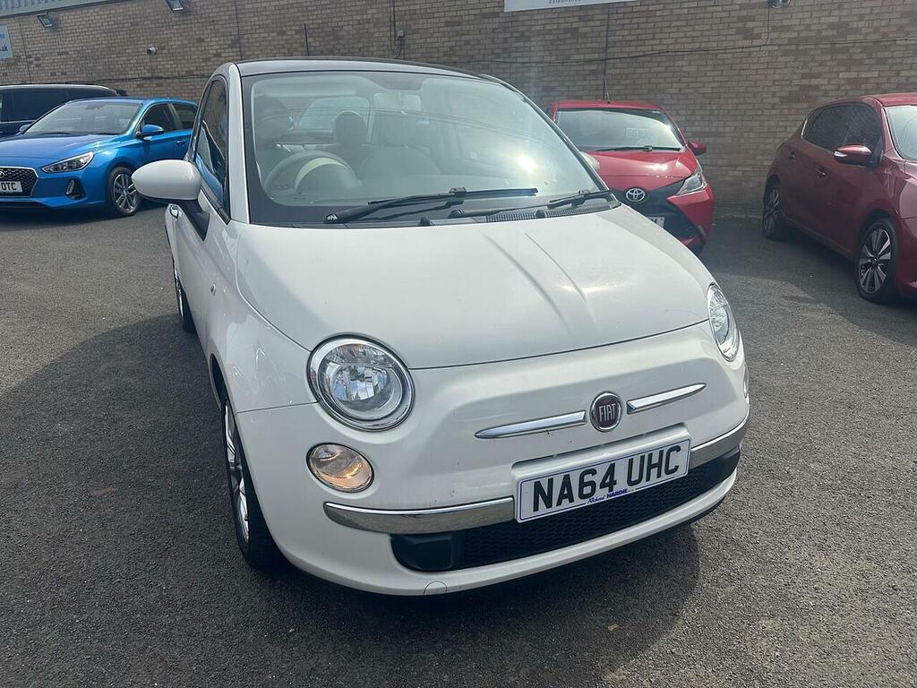 Fiat 500 1.2 Lounge Hatchback Euro 6 Ss White #2