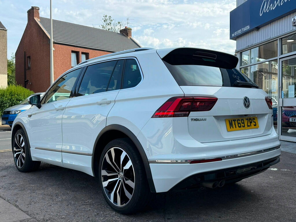 Volkswagen Tiguan 2.0 Tdi R-line Tech Dsg 4Motion Euro 6 Ss White #5