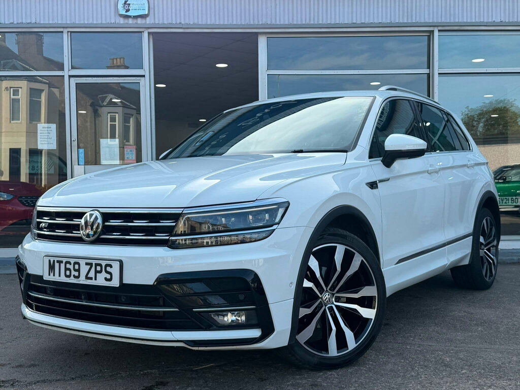 Volkswagen Tiguan 2.0 Tdi R-line Tech Dsg 4Motion Euro 6 Ss White #4