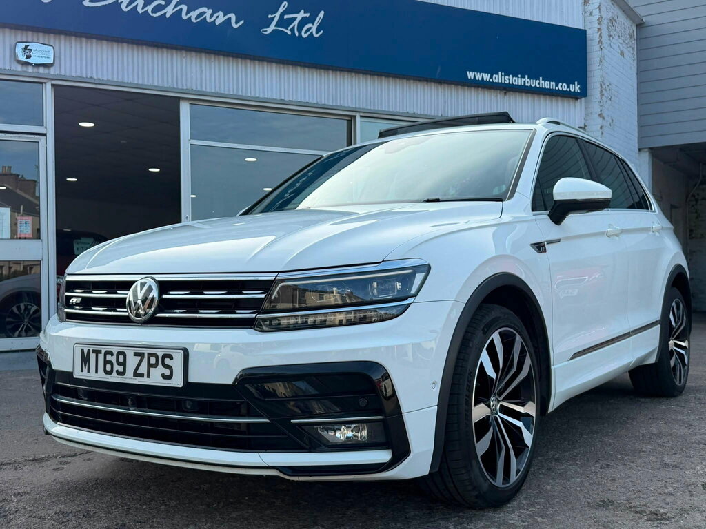 Volkswagen Tiguan 2.0 Tdi R-line Tech Dsg 4Motion Euro 6 Ss White