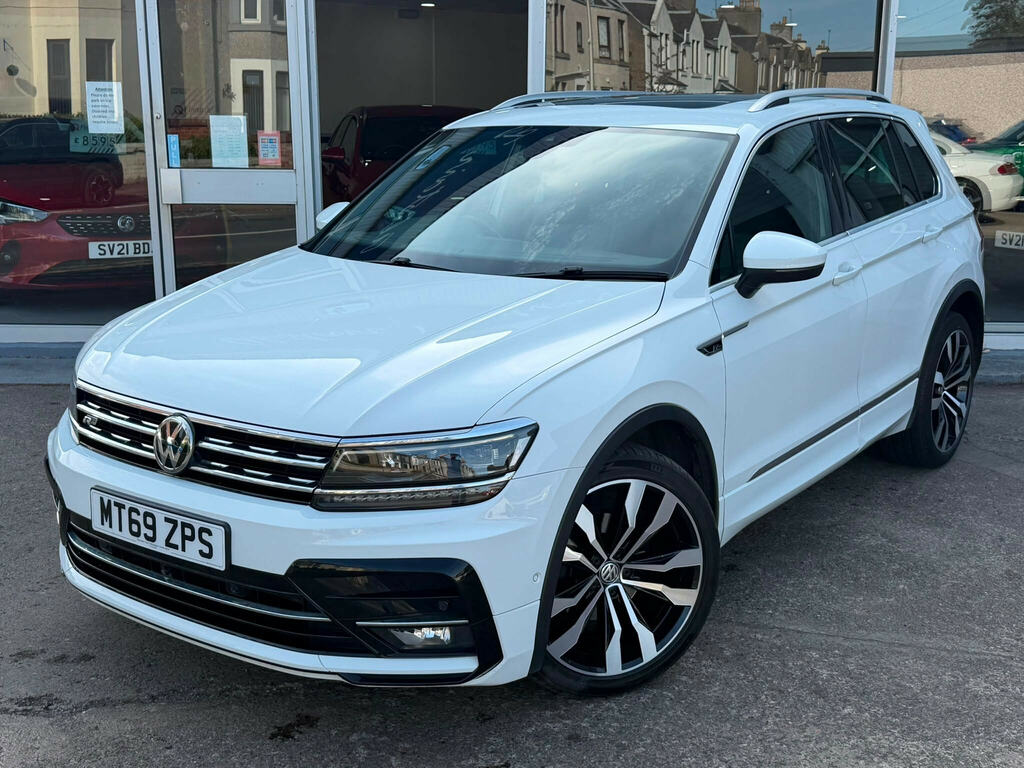 Volkswagen Tiguan 2.0 Tdi R-line Tech Dsg 4Motion Euro 6 Ss White #6