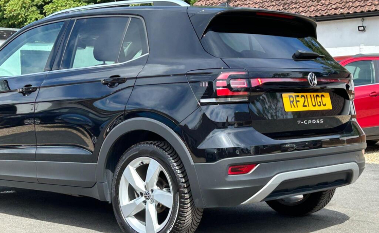 Volkswagen T-Cross 1.0 Tsi R Line Suv Dsg Black #9
