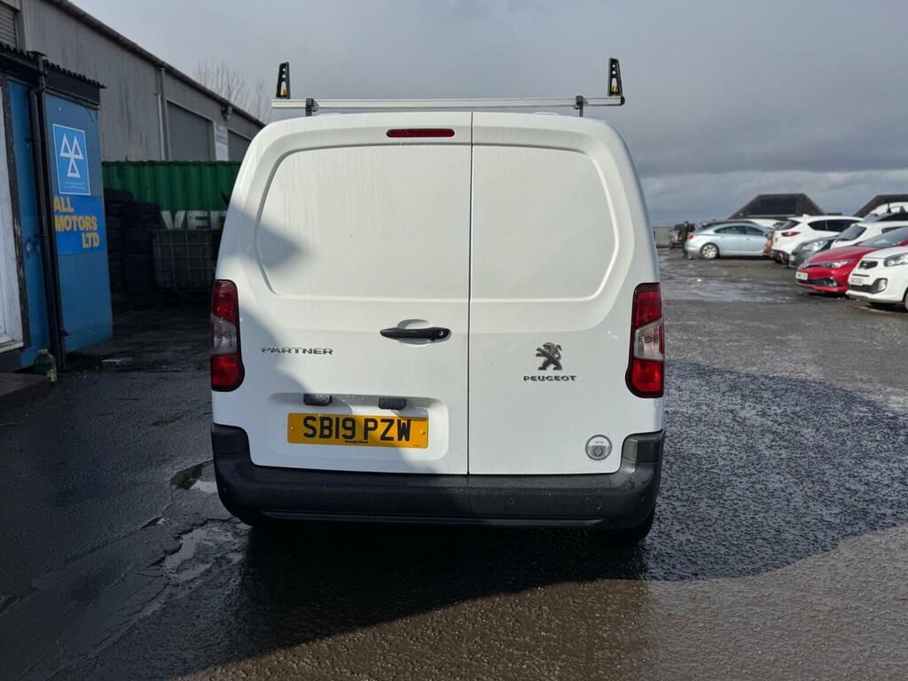 Peugeot Partner 1.6 Bluehdi 650 Professional Standard Panel Van Sw White #5