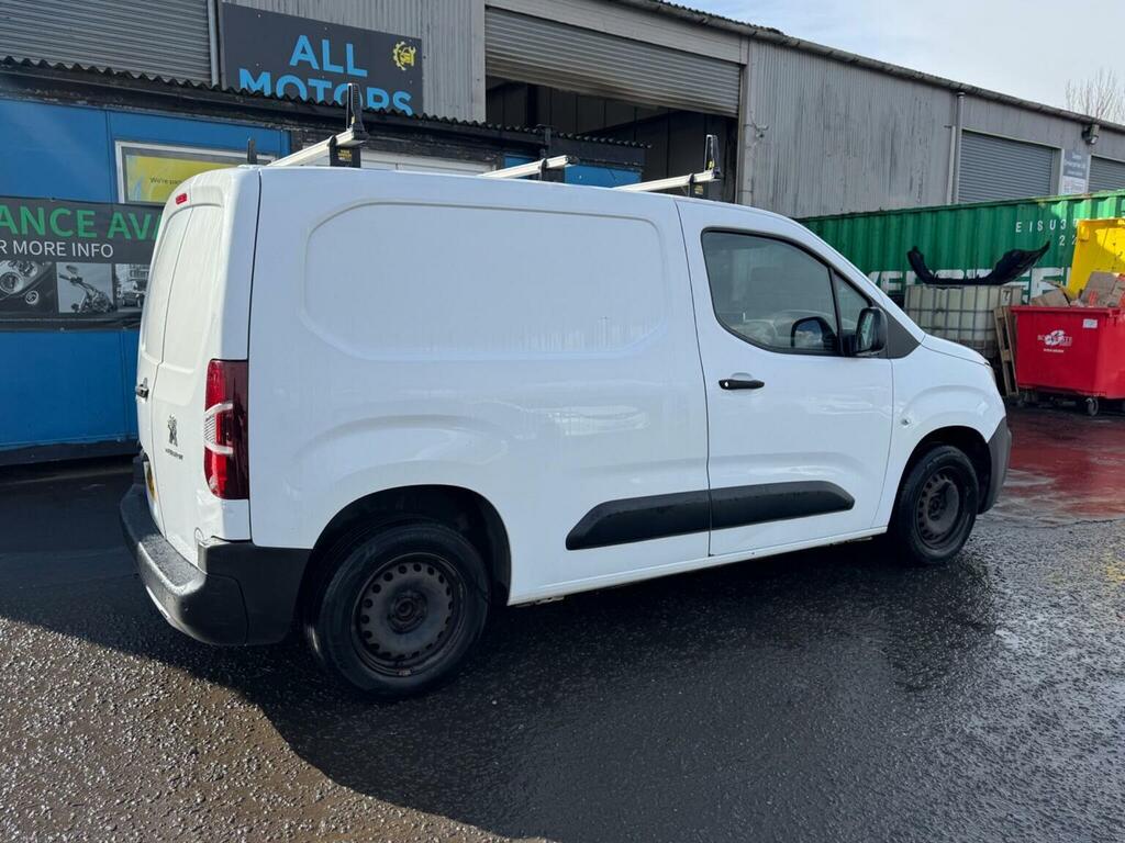 Peugeot Partner 1.6 Bluehdi 650 Professional Standard Panel Van Sw White #6