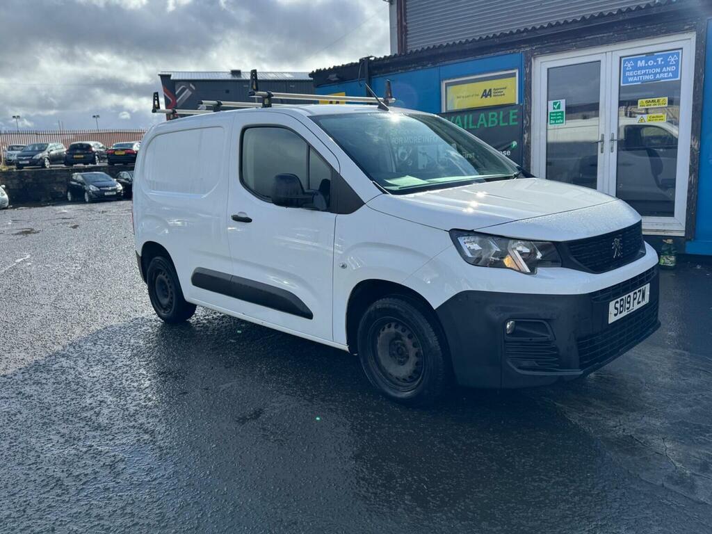 Peugeot Partner 1.6 Bluehdi 650 Professional Standard Panel Van Sw White #2
