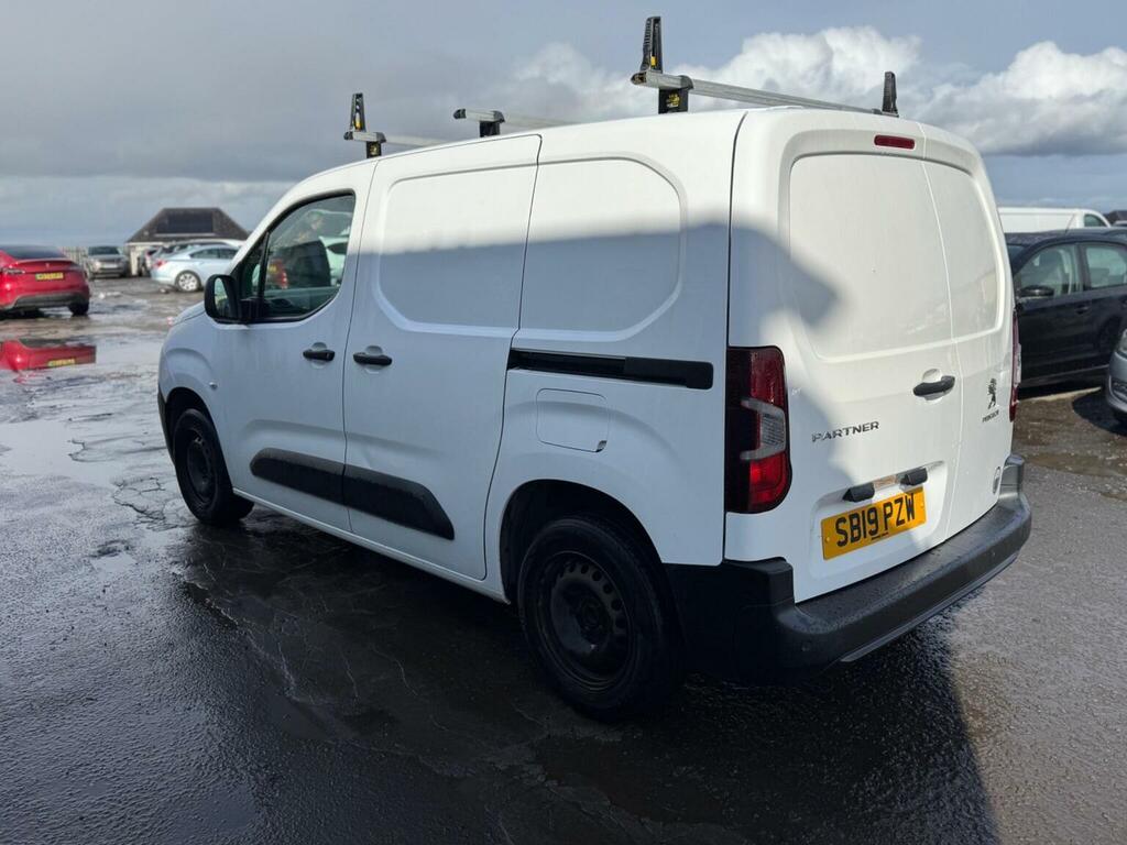 Peugeot Partner 1.6 Bluehdi 650 Professional Standard Panel Van Sw White #4