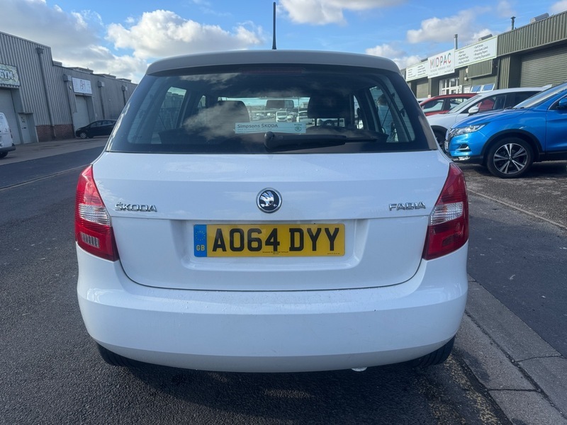 Skoda Fabia 1.2 Tdi Greenline II Euro 5 Ss White #8