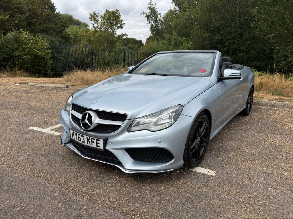 Mercedes-Benz E Class 3.0 E350d V6 Bluetec Amg Sport Cabriolet G-tronic Silver