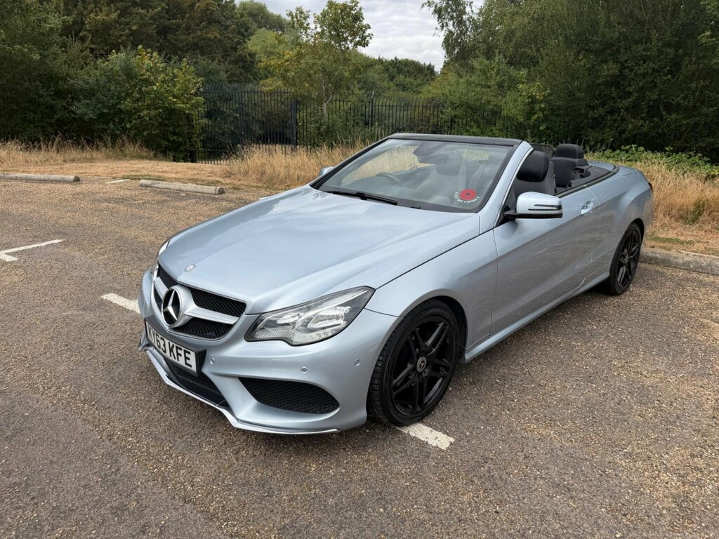 Mercedes-Benz E Class 3.0 E350d V6 Bluetec Amg Sport Cabriolet G-tronic Silver #2